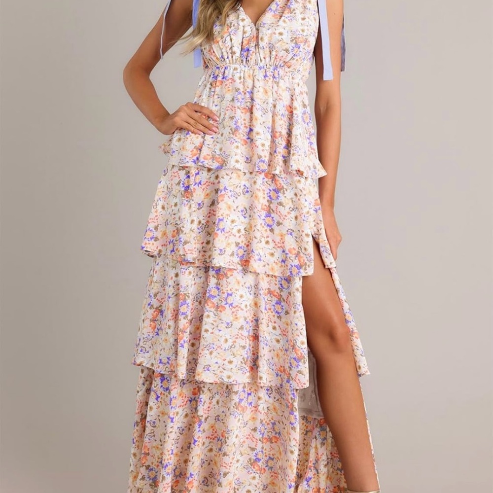 Floral Tiered Maxi Dress